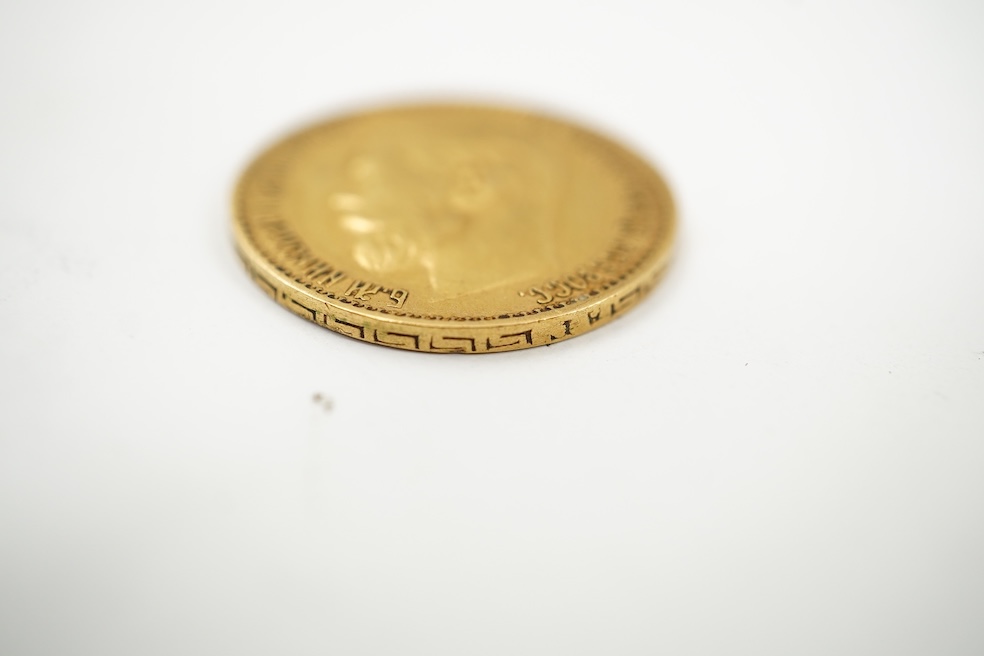 Gold coins, Russia, Tsar Nicholas II gold 5 roubles, 1898, mm. r.